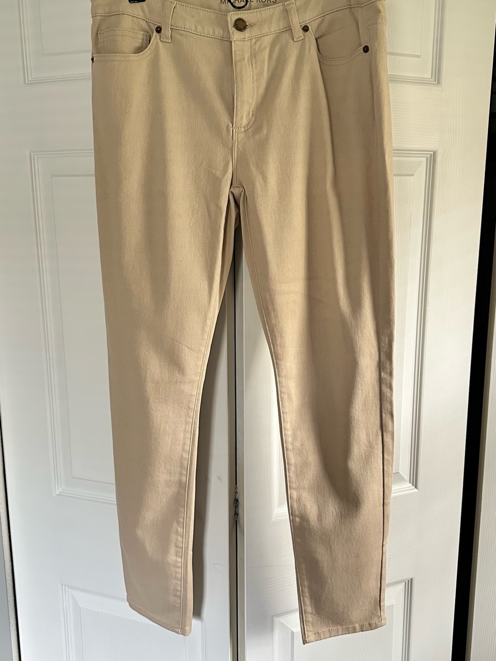Michael Kors Beige Stretch Chinos